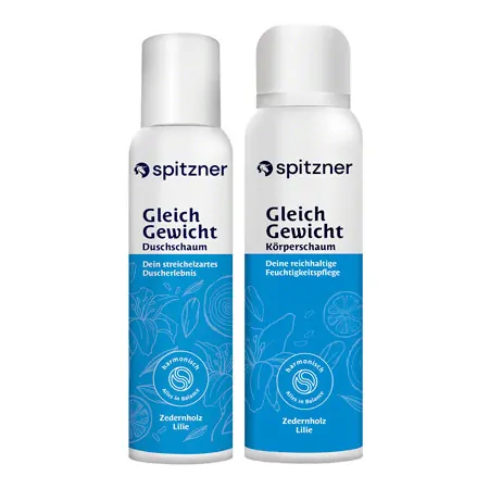 Spitzner bodycare set GleichGewicht, 2 pieces, 1x shower foam 1x body foam