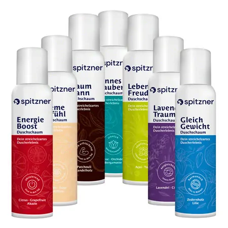 Spitzner shower foam set Abenteuer, 7 bottles  150 ml