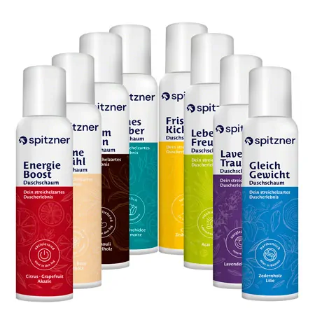 Spitzner shower foam set Entdecker, 8 bottles  150 ml