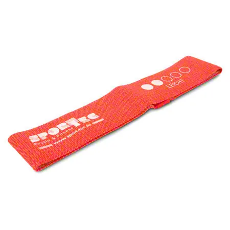 Sport-Tec Fitness textile loop, 32x5,8 cm, light, red