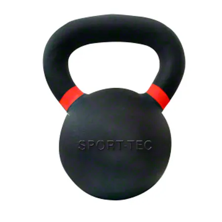 Sport-Tec Kettlebell Powdercoated, 10 kg, black/ light red