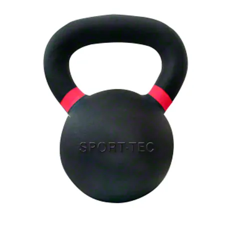 Sport-Tec Kettlebell Powdercoated, 12 kg, black/ red