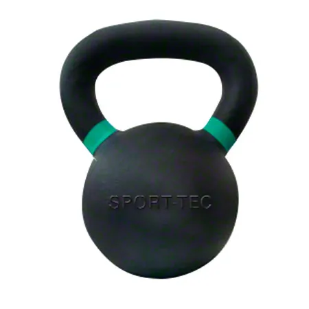 Sport-Tec Kettlebell Powdercoated, 16 kg, black/green