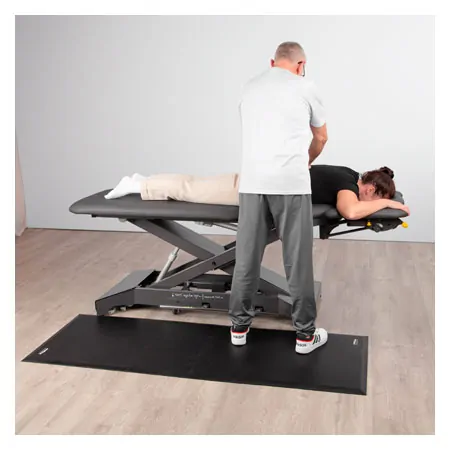 Sport-Tec anti-tiredness mat, 2 modules � 90 cm, 180x65x1,3 cm, black