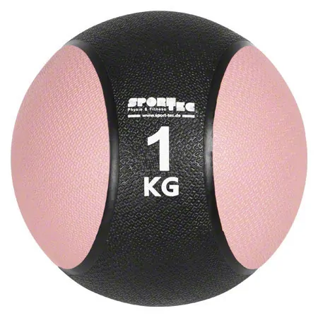 Sport-Tec medicine ball  19 cm, 1 kg, pink
