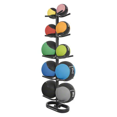 Sport-Tec medicine ball set 11 pcs., 1-10 kg incl. stand