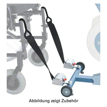 Stabiliser chocks for movement exerciser tigo 566