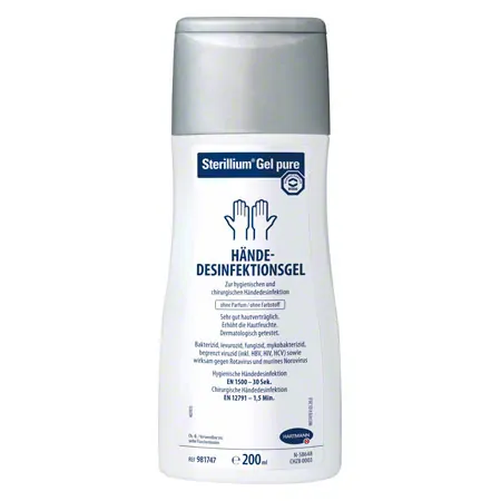 Sterillium Gel Hand Disinfectant Pure, 200 ml