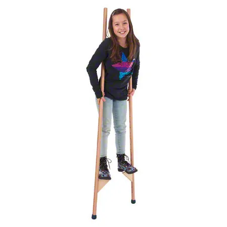 Stilts with rubber plugs, 170 cm, pair