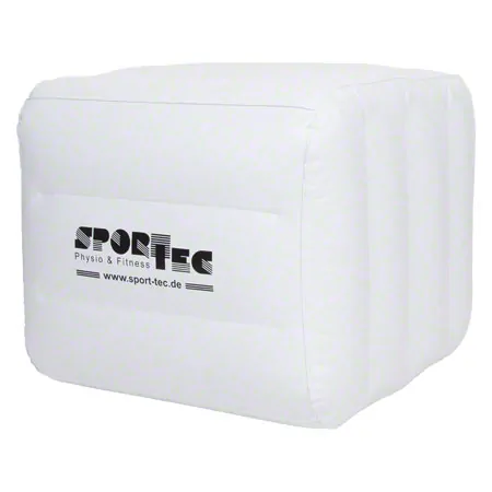 Storage pillow, inflatable, LxWxH 40x45x50 cm, white