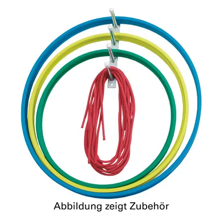 Suspension equipment for gymnastics hoop