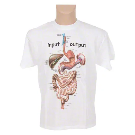 T-Shirt - digestion - , size XXL