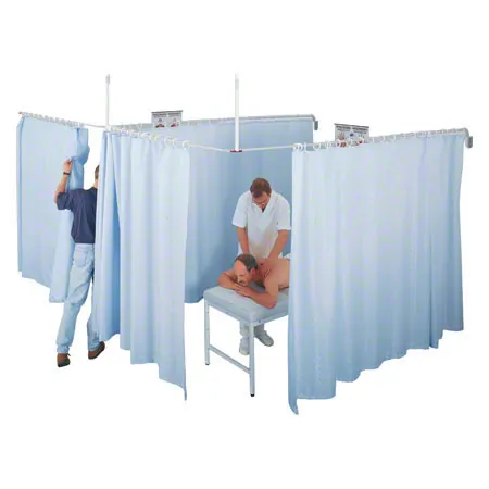 Telescopic cabin, 230x150 cm, long legs in the wall mount