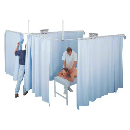 Telescopic cabin, 280x220 cm, long legs in the wall holder