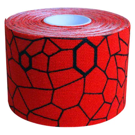 Thera-Band Kinesiology Tape XactStretch, 5 m x 5 cm, red/black