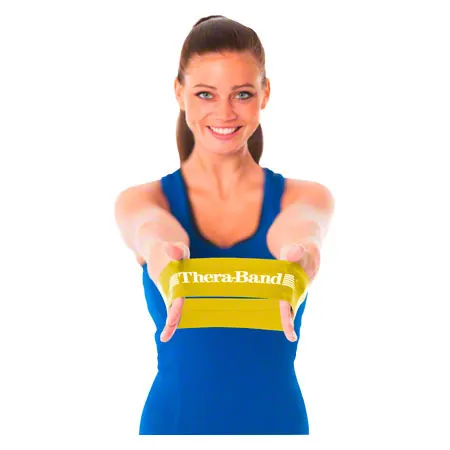 Thera-Band Loop,  13 cm, 7.6x20.5 cm, lightweight, yellow