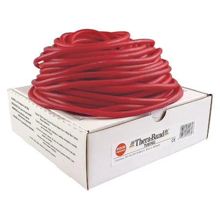 Thera-Band Tubing, 30.5 m, medium, red