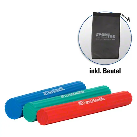 Thera-Band flexible exercise stick set of 3, incl. storage bag
