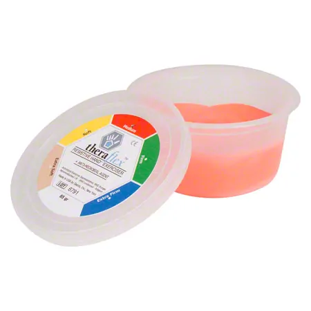 Theraflex therapy plasticine medium, 85 g, red