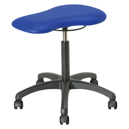 Therapy stool with cushions, standard with wheels