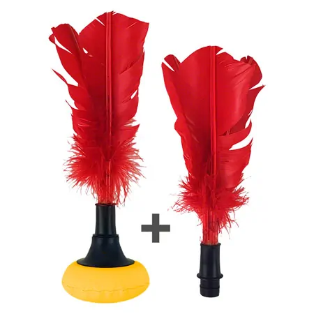 Throwing game Indiaca tournament, 45 g, incl. spare spring set for Indiaca