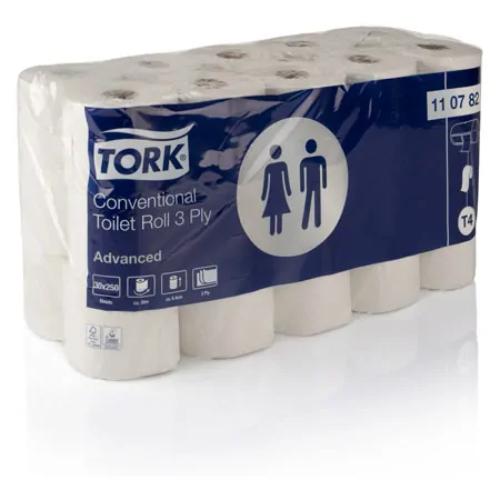 Tork toilet paper T4 Soft, 3-ply, 30 rolls