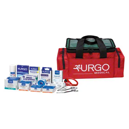 URGO sports bag with content, 13 pieces.