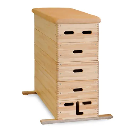 Vaulting boxes, LxWxH 150x50x110 cm, 5 pieces.