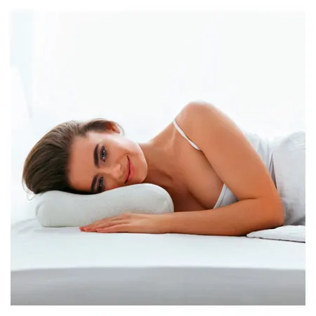 Viscoline neck support pillows, anatomical shape, LxWxH 68x33x11 cm