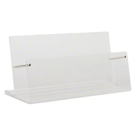 Voucher stand made of acrylic glass