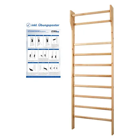 Wall bars standard, WxH 80x230 cm, 10 bars