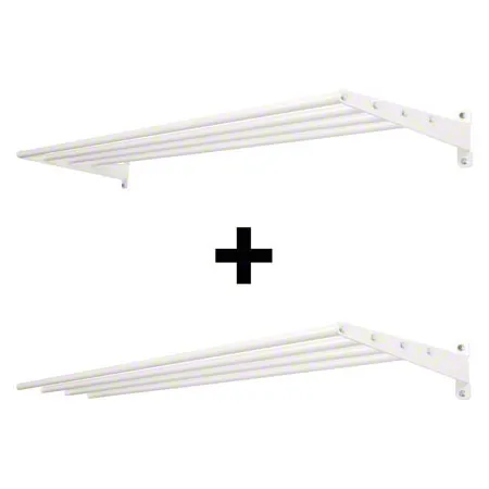 Wall bracket with 4 braces incl. extension module, 50x350 cm