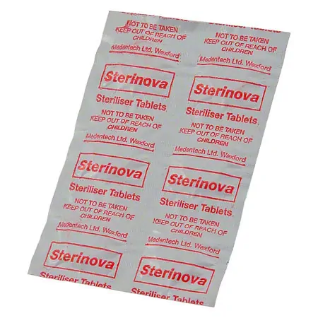WaterRower chlorine tablets Puritabs Maxi, 6 pieces