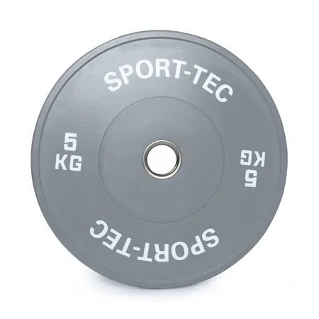Weight plate Olympia Bumper Plate, 50 mm, 5 kg, gray