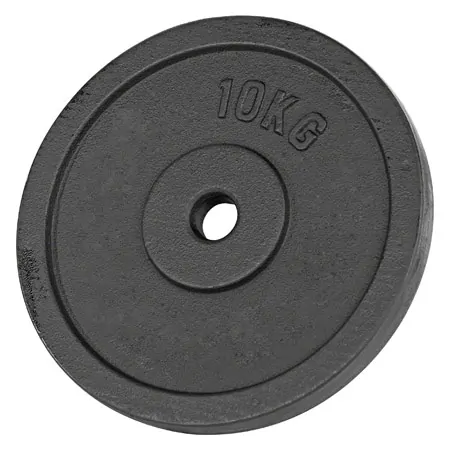 Weight plate made of cast iron,  3 cm, 10 kg, piece