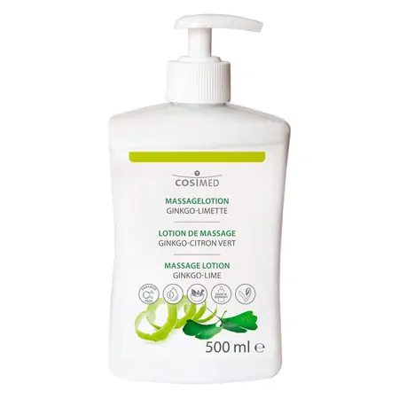 cosiMed Massage Lotion Ginkgo lime with pressure dispenser 500 ml