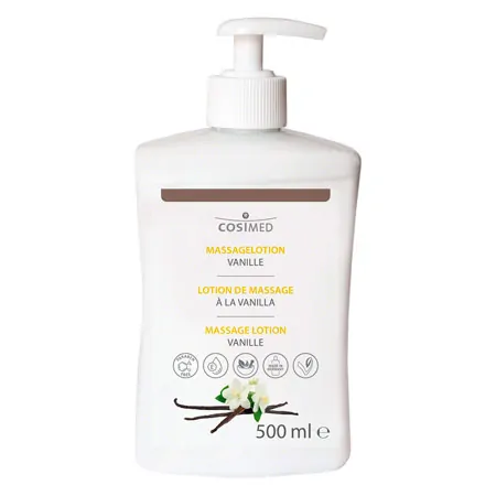 cosiMed Massagelotion Vanilla with push down dispenser, 500 ml