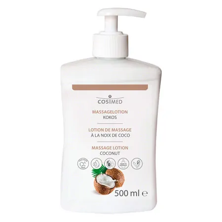 cosiMed Massagelotion coconut with push down dispenser, 500 ml
