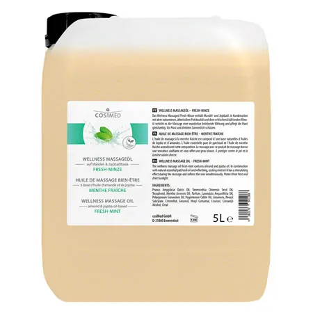 cosiMed Wellness Massage Oil fresh mint, 5 l