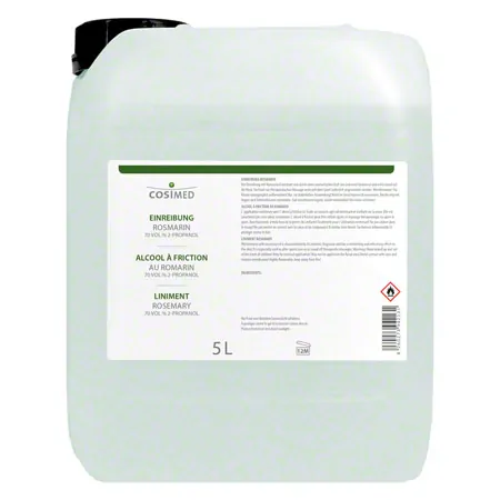 cosiMed embrocation rosemary, 70% IPA, 5 l