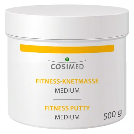 cosiMed fitness plasticine medium, 500 g, yellow