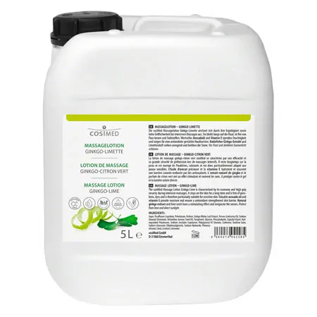 cosiMed massage lotion Ginkgo lime, 5 l