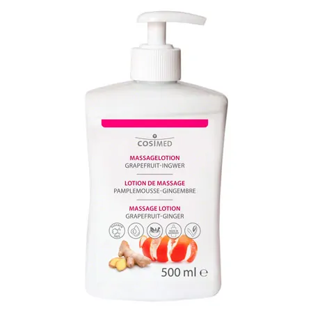 cosiMed massage lotion grapefruit ginger with pressure dispenser 500 ml