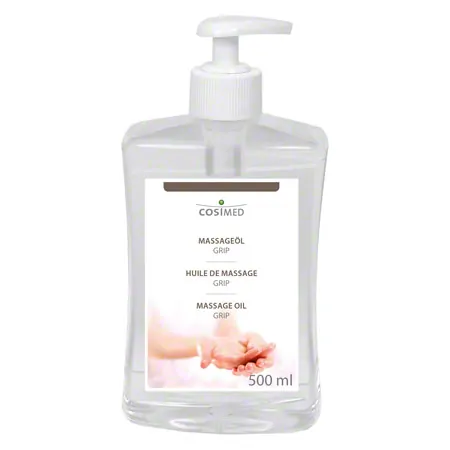 cosiMed massage oil grip with printing dispenser 500 ml