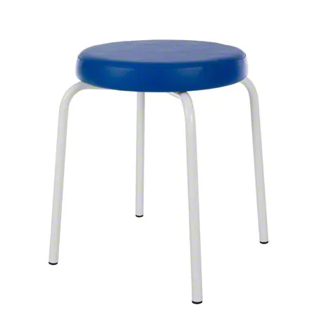 gymnastics stool standard with comfort cushion,&nbsp;� 36 cm, frame color white