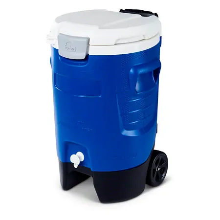 igloo beverage container with tap and wheels, sport 5 gallon, 18.9 l