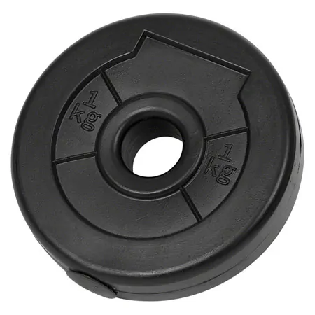 pumpset! -weight plates made of vinyl,  2.7 cm, 1 kg, one piece