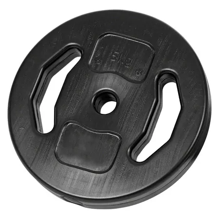 pumpset! -weight plates made of vinyl,  2.7 cm, 5 kg, one piece