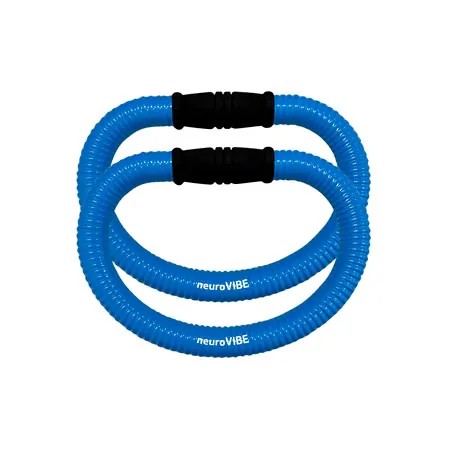 smovey neuroVIBE small/light swing ring, blue, pair