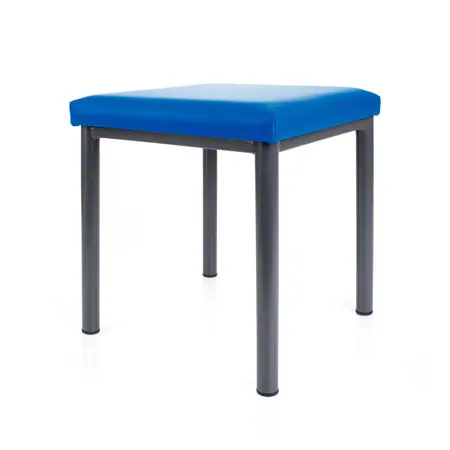 stool robusta with cushion, L x B 40 x 40 cm, frame color anthrazite